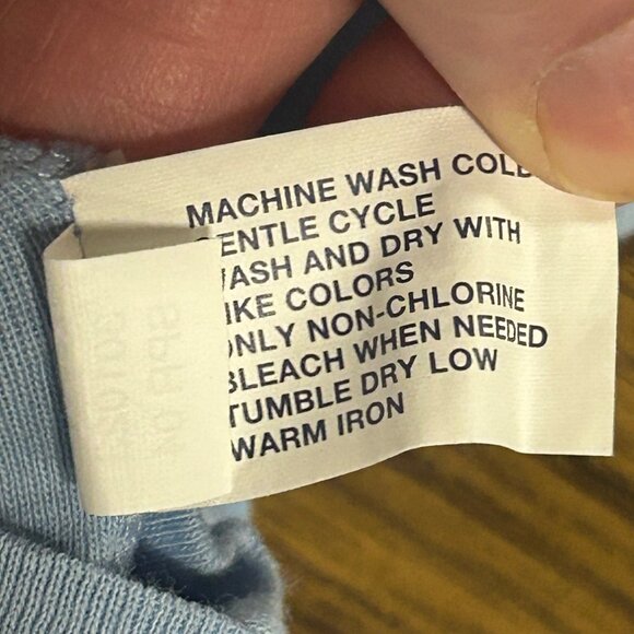 Gap Kids Light Blue V-Neck Top With Satin Trim Girls Size 12 NWT - Picture 9 of 13